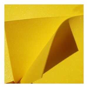 Csillámos Sárga Dekorgumi 60x40-es 2mm 134150766 - Dekorgumi