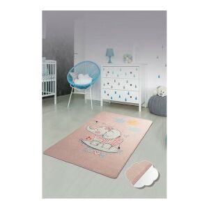 Gyerekszőnyeg Lányoknak - Lovely Pink Elefánt 100x160cm