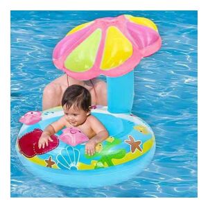 Baba úszógumi virág napellenzővel kék-rózsaszín 134151081 - Úszógumi