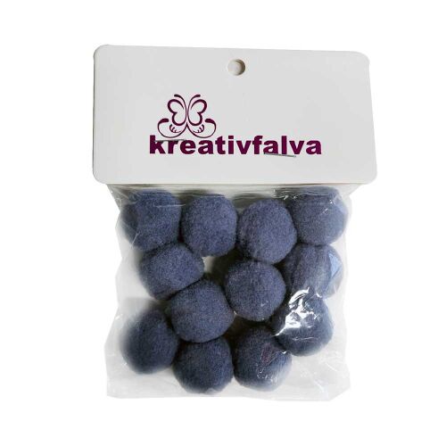 Pom-Pom szürke 2,5 cm-es 12db/csomag 134151089