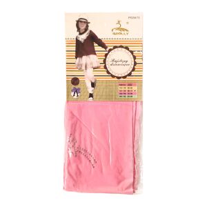 Gyerek harisnyanadrág strasszkövekkel - Rózsaszín 122-128