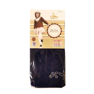 Gyerek harisnyanadrág strasszkövekkel - Sötétkék 110-116