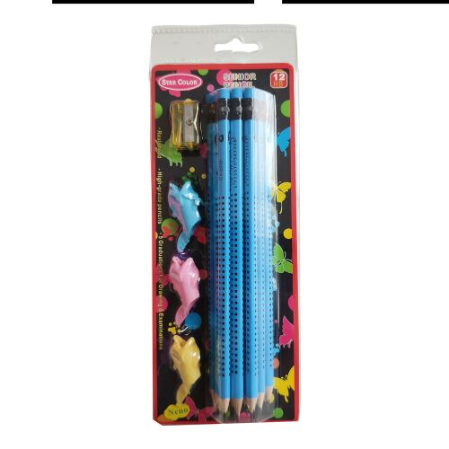 Háromszögletű ceruza készlet 16 db-os kék 134151547