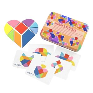 Shapes puzzle - Tangram logikai kép kirakó- Állatok, Járművek, Formák 134151708