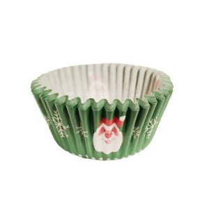 Karácsonyi muffin papír 11 cm, 100db, mikulás 134151922 - Muffin papír