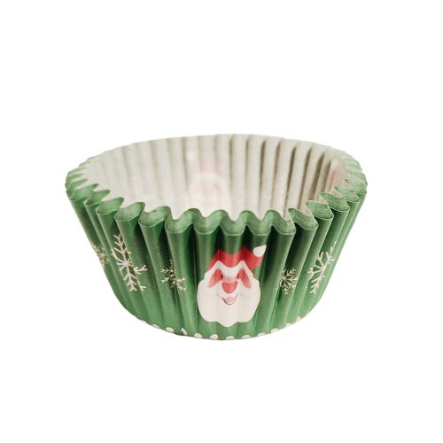 Karácsonyi muffin papír 11 cm, 100db, mikulás 134151922