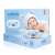 Milian PRO One baby movement monitor with optional twin mode, 1 sensor pad, white and blue packaging