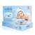 Milian PRO One baby movement monitor with optional twin mode, 1 sensor pad, white and blue packaging
