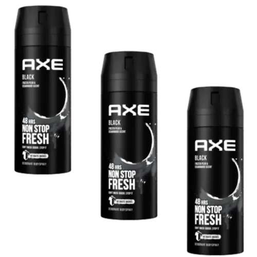 Axe Deodorant Negru 3x150ml