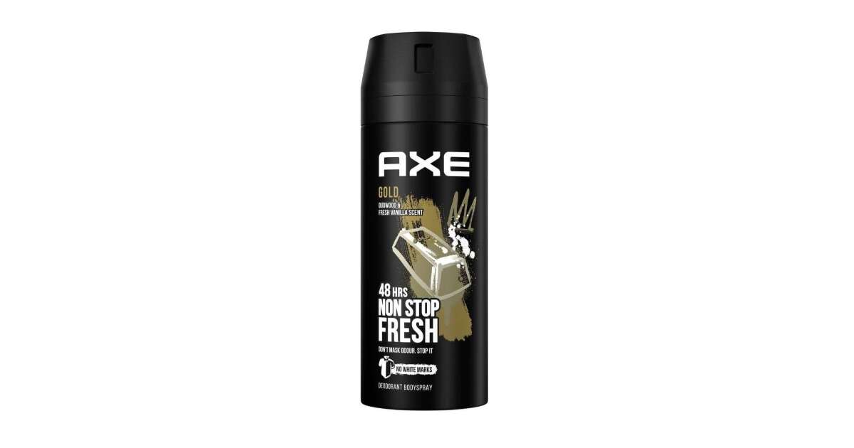 Deodorant Spray Axe Gold Oud Wood And Dark Vanilla Deodorant Axe