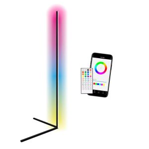 Lampa podłogowa narożna WiFi RGB z aplikacją na smartfona i pilotem - Lampa dekoracyjna