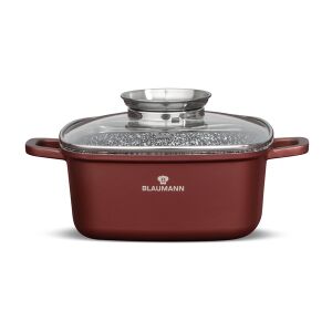 Blaumann BL-4090 Cerastone Collection 20 cm-es négyzet alakú edény fedővel - Blaumann