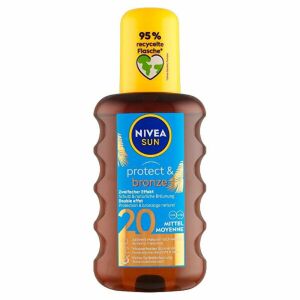 Nivea Protect&amp;Bronze barnulást támogató napolaj spray FF20 200ml (6db/karton) 134154070 - Barnító krém & olaj
