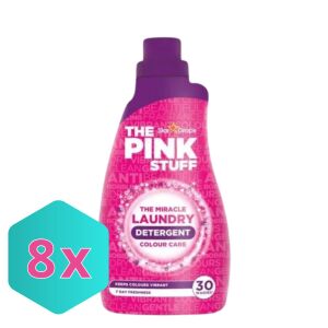 The Pink Stuff mosógél színes ruhákhoz 960ml - 8 darabos kiszerelés - Mosógél