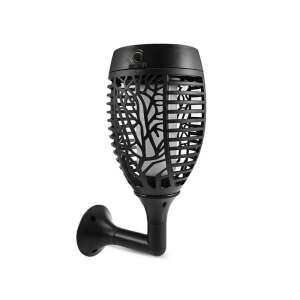 Lampă solară cu efect de flacără, neagră, montabilă pe perete, XF-6006 - Lanternă solară