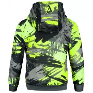 Gyermek prémium funkcionális pulóver ALTISPORT VOJ/ALK014MI01 FEKETE/ZÖLD méret: 122 136132161 - Gyerek pulóver