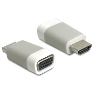 Delock adapter HDMI-A apa &gt; VGA anya adapter, szürke (65472)
