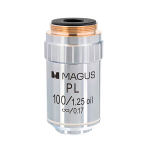 MAGUS MP100 OIL 100x/1,25 ∞/0,17 végtelen sík objektív 134177385 - Mikroszkóp kiegészítő