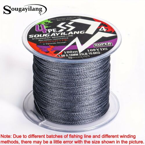 Sougayilang 4 Szálas PE Fonott Horgászzsinór - 100m, Erős és Tartós 134208237