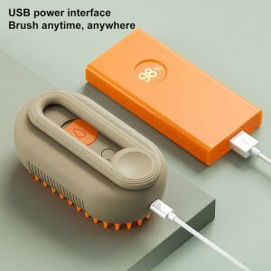 PetEase - 3 az 1-ben Gőzös Öntisztító Macskakefe 134208975 - Macska szőrápoló