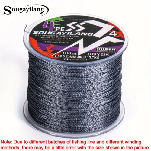 Sougayilang 4 Szálas PE Fonott Horgászzsinór - 100m, Erős és Tartós 134210956