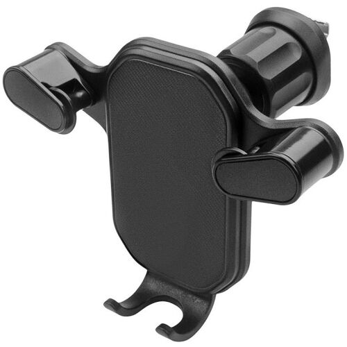 Autós tartó, Univerzális, szellőzőre rögzíthető, 57 - 83 széles készülékig, 360°-ban forgatható, MaxLife MXCH-05, fekete 134214075