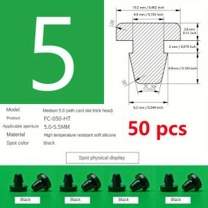 Magas Hőmérsékletű Szilikon Dugófej - Hőálló Tömítés - Ipari és Háztartási Felhasználásra 134219770 - Csatlakozó és kiegészítő