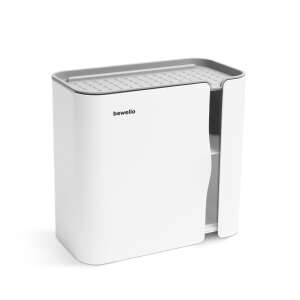 Bewello White Toilet Paper Holder Cabinet with Shelf and Dispenser - Bewello