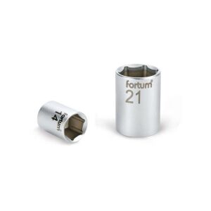 FORTUM dugófej, 1/2', 36mm, 61CrV5, mattkróm; 44mm hosszú FORTUM 134221238