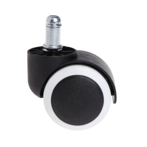 Set aus Fußkreuz für Kunststoff-Chefsessel, 64 cm und Universalrolle, Gummi 135876890 - Rollen für Bürostühle