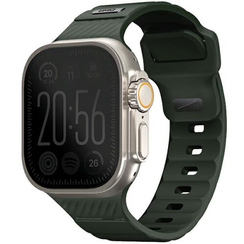 UNIQ Stride szíj Apple Watch 42 / 44 / 45 / 49 mm - sötétzöld 148583928 - UNIQ