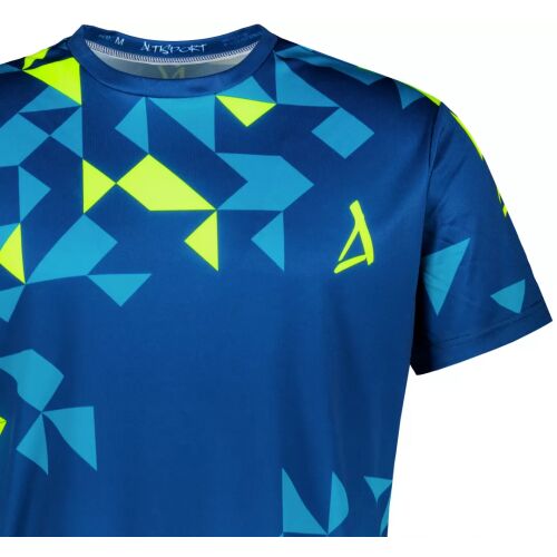 Altisport Prémium Férfi Funkcionális Sportpóló - Navy/Neon Sárga 136235040
