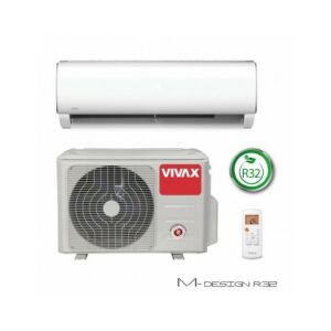 VIVAX ACP-09CH25AEMI R32 M-Design split klíma, 2,6kW hűtés és fűtés, távirányítóval - Vivax