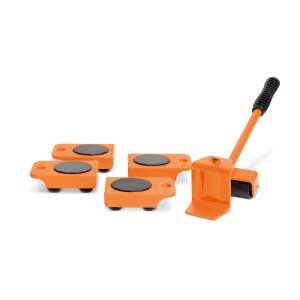 Handy Bútormozgató készlet, 4 db forgózsámoly és egy bútoremelő - Handy