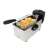 Esperanza EKG010 deep fryer with french fries in basket