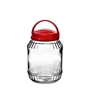 BASIC KITCHEN 2,0L üveg befőttesüveg fogantyúval