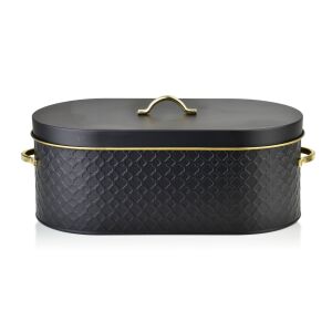 SANDY BLACK fém kenyérszükséglet, 34x18x13cm