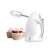 Nedis kézi mixer, fehér, 200W, 5 sebességfokozat, turbó funkció, sütemények készítéséhez