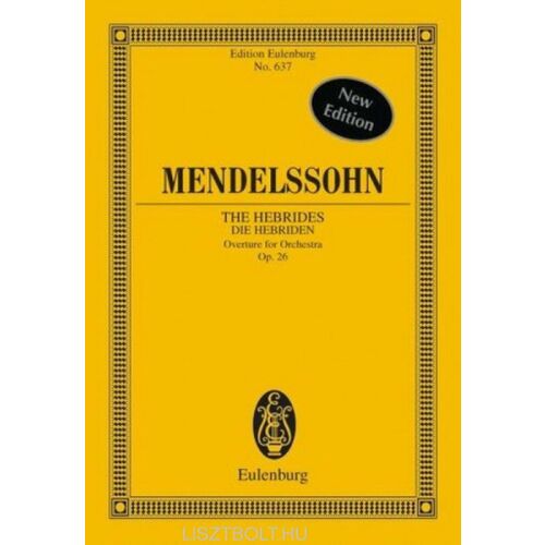 Mendelssohn Hebridák Nyitány Eulenburg Kiadás - DVD film