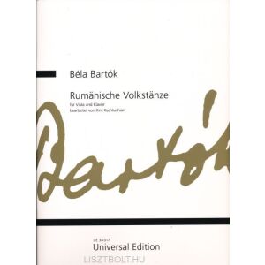 Bartók Béla: Rumänische Volktänze/Román népi táncok - brácsára, zongorakísérettel 134359698 - Művészet & Építészet