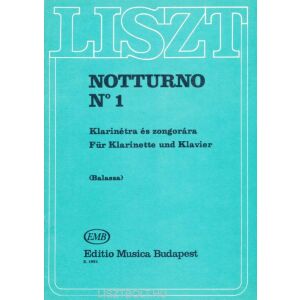 Liszt Ferenc: Notturno Nr. 1. klarinétra, zongorakísérettel 134360035 - Művészet & Építészet