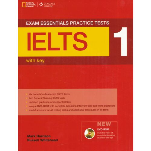 Exam Essentials IELTS 1 gyakorló tesztek kulccsal és DVD-ROM-mal - Nyelvkönyv és szótár