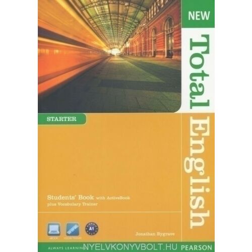 New Total English Starter tankönyv ActiveBook és Vocabulary Trainerrel 