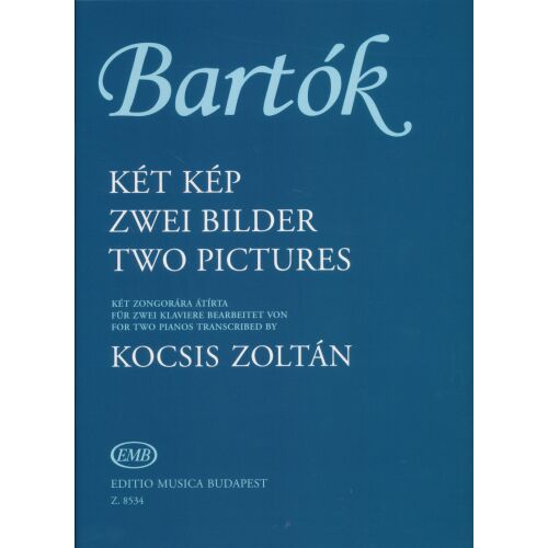 Bartók: Két kép két zongorára kottája Kocsis Zoltántól - DVD film