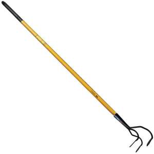 MUTA PROFI cultivator with forged yellow handle - Hand Garden Tool