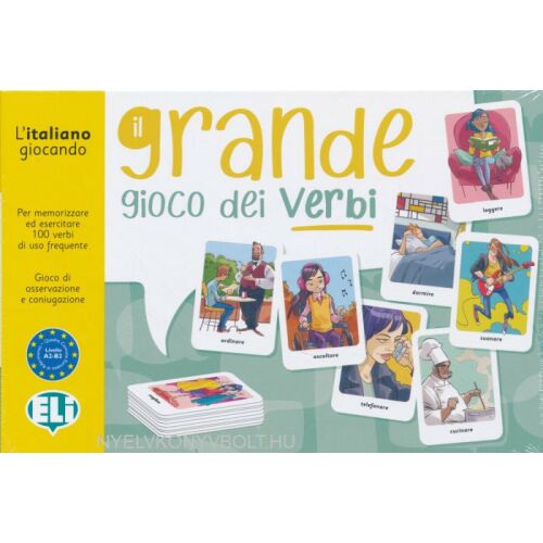 Az igék nagy játéka - Játékosan olaszul (Társasjáték) - olasz nyelven (Il grande gioco dei verbi - L'italiano giocando)