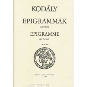 Kodály Zoltán: Epigrammák orgonára 134362675 - Művészet & Építészet