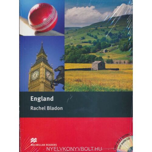 MR:ENGLAND+CD -4- NEW, Rachel Bladon szerzőtől, Macmillan Readers, angol nyelvtanuló könyv audio CD-vel 