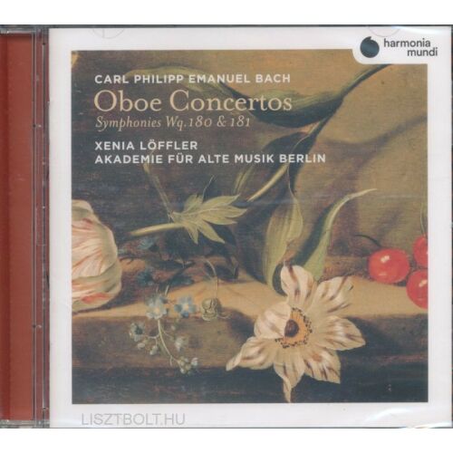 Carl Philipp Emanuel Bach Oboa Koncertek CD Xenia Löffler és Akademie für Alte Musik Berlin közreműködésével - DVD film