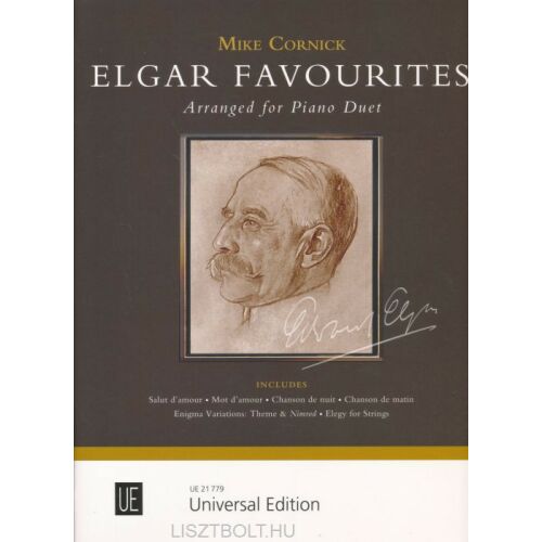 Edward Elgar: Kedvencek - zongora, 4 kezes - angol nyelven (Favourites)